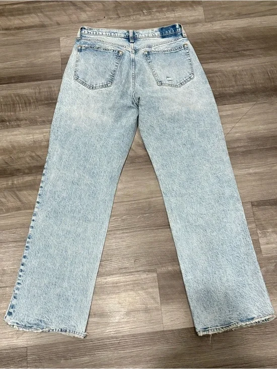 Abercrombie & Fitch Classic High-Rise Light Blue Women’s Jeans Size 6/28 R - Picture 2 of 6